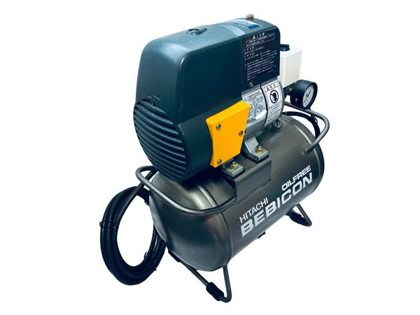 ☆中古品☆ HITACHI 日立 100V 常圧コンプレッサー  スーパーオイルフリーベビコン 0.2LP-7S BEBICON エアーコンプレッサー133606 - 3