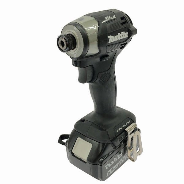 ☆箱無し 未使用品2点☆makita マキタ 18V 充電式インパクトドライバ TD173DZB 純正バッテリ BL1860B※グリスなし0回134502 - 2