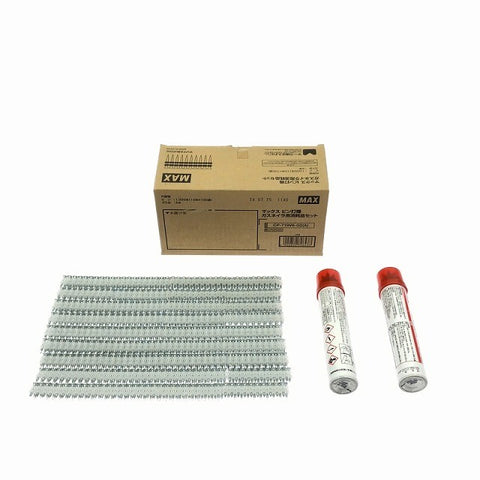 ☆未使用品3箱※製造日はコメントに記載☆MAX マックス ピン打機 ガスネイラ用消耗品セット CP-719V6-G2(A) ピン1000本+ガス2本136843 - 0