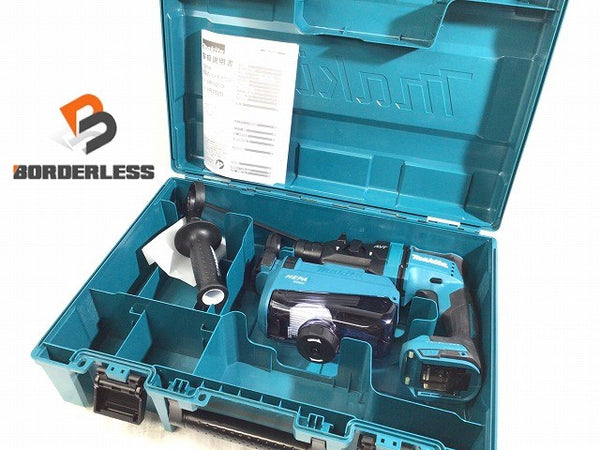 ☆未使用品☆makita マキタ 18V 18mm 充電式ハンマドリル HR182DZKV 青/ブルー本体+集じんシステム+ケース付 コードレス 115973115973 - 1