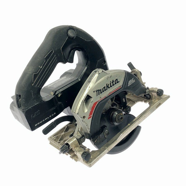 ☆中古品☆makita マキタ 18V 125mm 充電式マルノコ HS474D 黒 本体のみ コードレス 丸ノコ 丸のこ 丸鋸 木工用 切断機133383 - 4