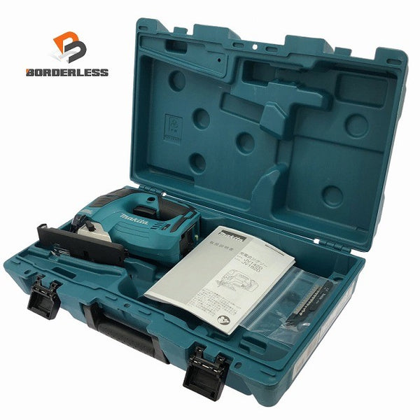 ☆比較的綺麗☆makita マキタ 18V 充電式ジグソー JV182D 替刃数枚 ケース付き コードレス ジグソー 木工 木材加工136610 - 1