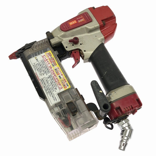 ☆中古品☆MAX マックス 50mm 常圧 ピンネイラ TA-250P/P50F3 ケース付 ピン釘打機 ピン釘打ち機 ピンタッカ エア工具135107 - 4