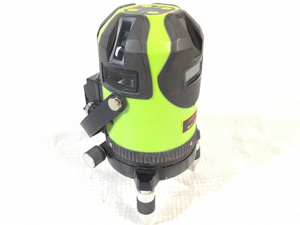 ☆中古品☆might マイト工業 グリーンレーザー墨出し器 MLS-443G 受光器 ACアダプタ ケース付き 計測 測定 工具108599 - 5
