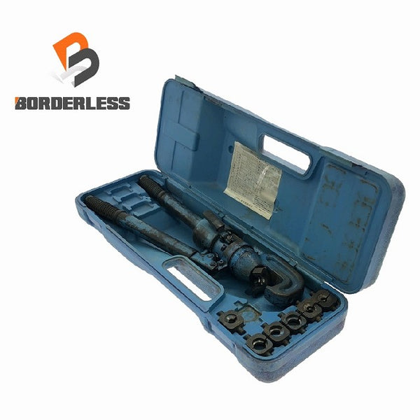 ☆中古品☆IZUMI イズミ 泉精器 手動油圧式工具15号 ダイス7個付き 配線用 電線圧着工具 - 1