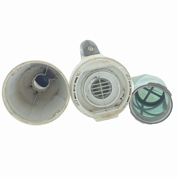 ☆中古品☆makita マキタ 14.4V 充電式クリーナー CL140FD 白 本体＋パイプ＋ノズル付 コードレス ハンディ 掃除機120143 - 8