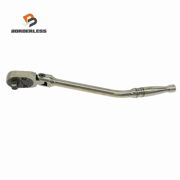 ☆中古品☆Snap-on スナップオン 3/8インチ ベントフレックスラチェットハンドル FBF80A 湾曲 首振り ラチェットレンチ136703 - 1