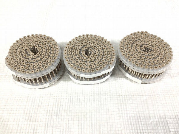 ☆未使用品5箱セット☆恩智製鋲 ロール連結カラーねじ(ノンクロム) SCN3941N ブロンズ 125本×16巻 2000本入×5ケース ロールビス - 6