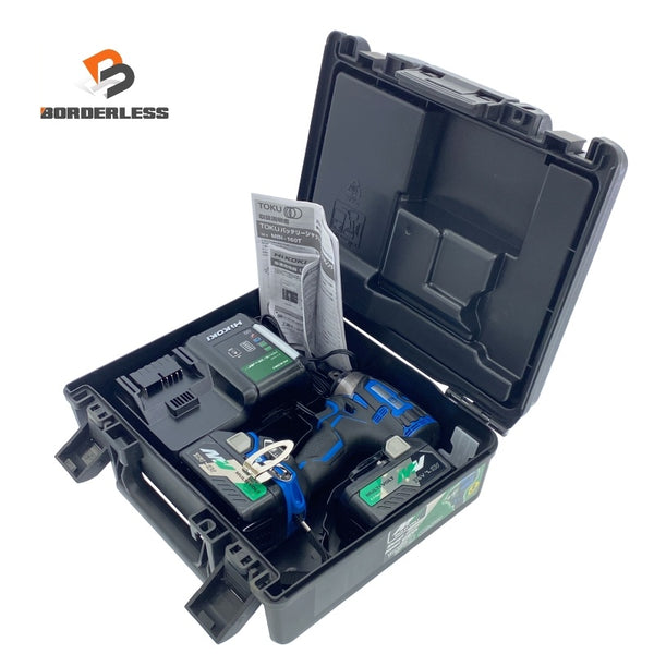 ☆未使用品☆TOKU 東空 18V 充電式シャットオフインパクトレンチ MBI-160T バッテリ(36V2.5Ah) 充電器 ケース付 コードレス118466 - 1