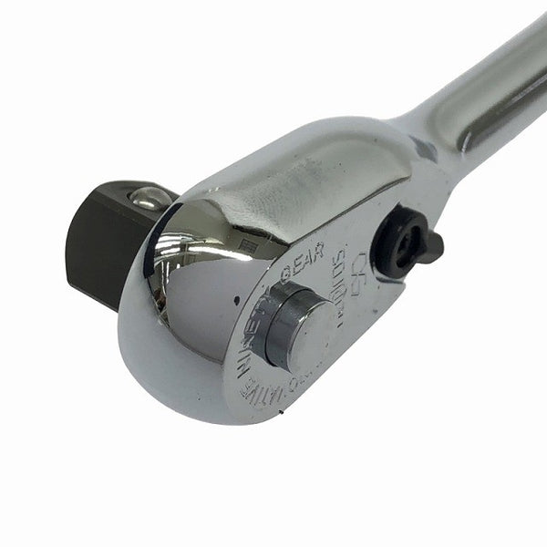 ☆未使用品☆nepros ネプロス 9.5sq.コンパクトラチェットハンドル NBRC390 90ギア 小型 ソケットハンドル ラチェットレンチ133786 - 8