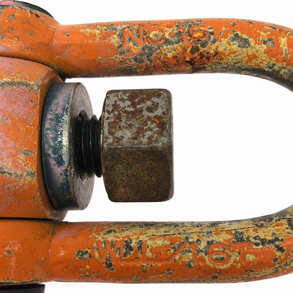 ☆中古品4個セット☆NANIWA ナニワ 浪速鉄工 マルチアイボルト WLL/1.6T No.16 M16 使用荷重1.6ton 吊りボルト 玉掛け135298 - 10