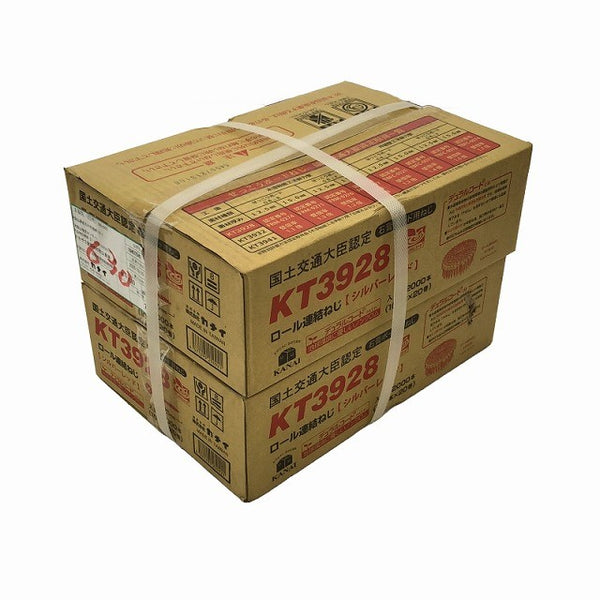 ☆未使用品4箱セット☆ KN村田 ロール連結ネジ MRK35-28×2箱 KANAI 石膏ボード用 KT3928 シルバーレッド (100本×20巻)×2箱116063 - 7