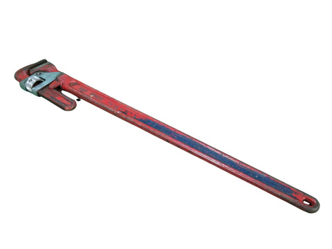 ☆中古品☆ HIT ヒット 1200mm 大型パイプレンチ 工具 水道 ガス 工事 道具120977 - 0