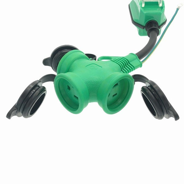 ☆未使用品☆NICHIDO 日動工業 防雨型ポッキン延長ブレーカー PBW-EK10-T 過負荷漏電保護兼用 10m - 8