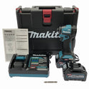☆未使用品☆makita マキタ 40Vmax 充電式インパクトドライバ TD005GRDX 青/ブルー バッテリ2個(2.5Ah) 充電器 ケース付132936 - 3