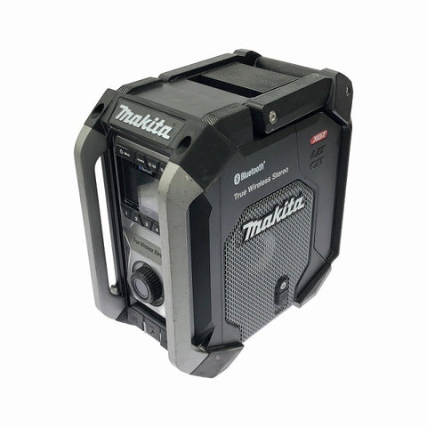 ☆中古品☆ makitaマキタ 40Vmax/18V/14.4V/10.8V 充電式現場ラジオ MR005G 黒/ブラック 本体+ACアダプター+取扱説明書 Bluetooth114479 - 0