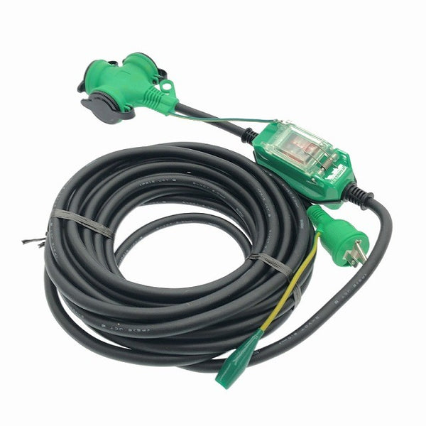 ☆未使用品☆NICHIDO 日動工業 防雨型ポッキン延長ブレーカー PBW-EK10-T 過負荷漏電保護兼用 10m - 4