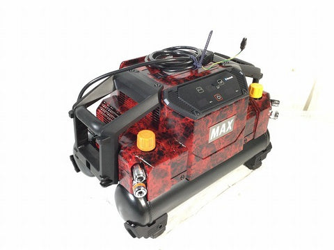 ☆極美品 限定色☆MAX マックス 11L 4口 高圧 スーパーエアコンプレッサー AK-HH1310E ジュラシックレッド AIモード Bluetooth搭載117093 - 0