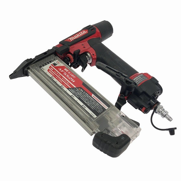 ☆中古品☆makita マキタ 55mm 高圧 仕上釘打機 AF552H 赤 フィニッシュネイラ 仕上釘打ち機 仕上げ釘打機 エア工具135881 - 4