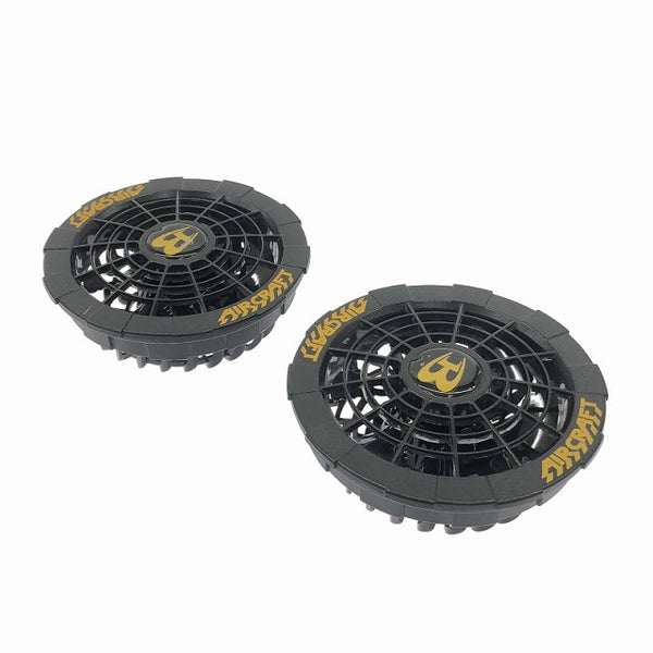 ☆中古品セット☆BURTLE バートル 12V エアークラフト用バッテリー AC230 ファンユニット 黒 空調作業服用 熱中症対策 京セラ114336 - 5