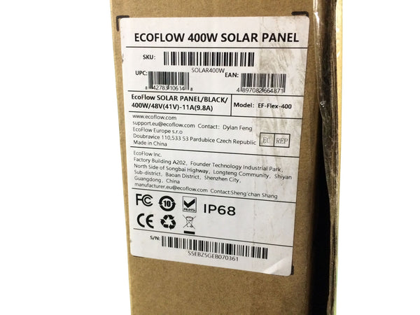 ☆未使用品☆EcoFlow エコフロー 400W 4面ソーラーパネル SOLAR400W-JP EF-FLEX-400 直列接続 最大1,200W ポータブル電源対応130213 - 6