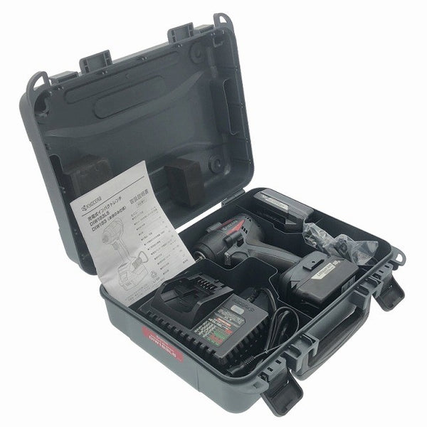 ☆美品☆kyocera 京セラ インパクトレンチ DIW183L5 バッテリ(18V5Ah)2個 充電器 ケース付き 充電式 コードレス119001 - 2