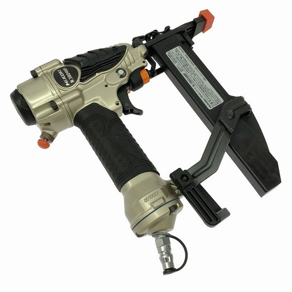 ☆中古美品☆HiKOKI ハイコーキ 常圧 フロア用タッカー N3804MF ケース付 ステープル幅4mm 長さ38mm エアタッカー エアータッカー133874 - 6