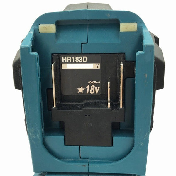 ☆中古品☆makita マキタ 18V 充電式ハンマドリル HR183D 本体 ハンドル付 ハンマードリル 穴あけ 穿孔134481 - 9