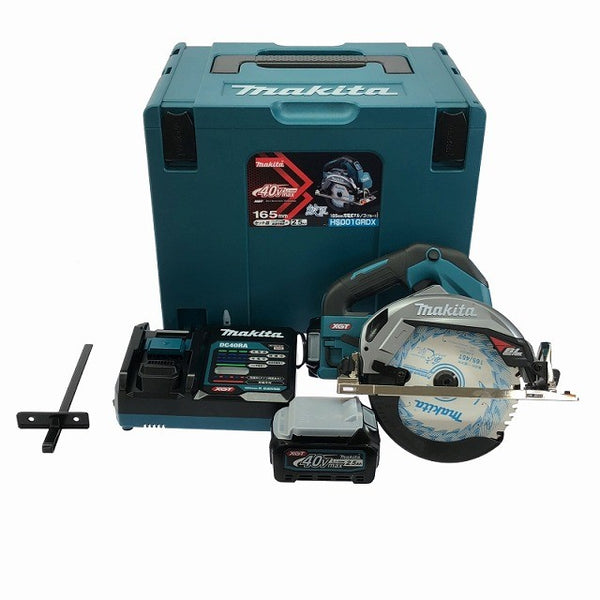 ☆極美品☆ makita マキタ 40Vmax 充電式丸ノコ HS001GRDX バッテリー2個(2.5Ah) 充電器 ケース付き 電動工具 大工道具116841 - 3
