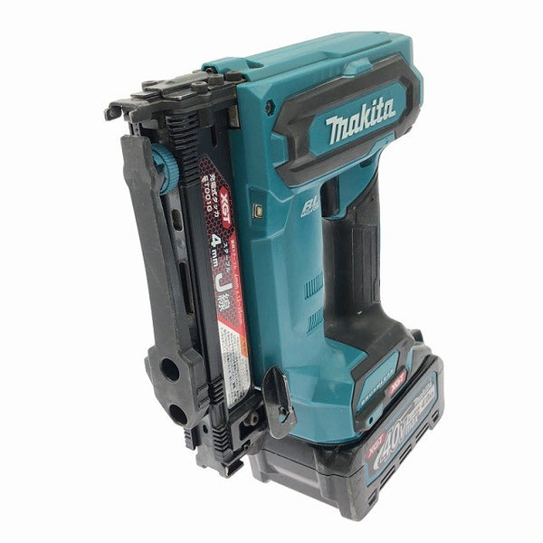 ☆中古品※コメント必読☆makita マキタ 40Vmax 充電式タッカ ST001G バッテリー1個(BL4040) ゴーグル ケース付 コードレスタッカー135012 - 4
