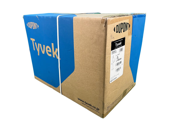 ☆未使用品☆DUPONT デュポン 化学防護服 Tyvek タイベックソフトウェア2型 Lサイズ ホワイト/白 100枚入129940 - 4