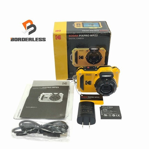 ☆未使用品☆ KODAK コダック 防水デジタルカメラ WPZ2 PIXPRO イエロー 防水防塵 耐衝撃 CALSモード 1600万画素 116596