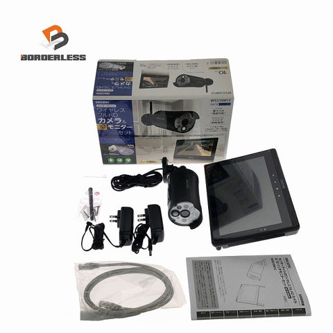 ☆未使用品☆DELCATEC DXアンテナ ワイヤレスフルHDカメラ＆10inchモニターセット WSS10M1C 配線不要 簡単設置 防犯カメラ123987