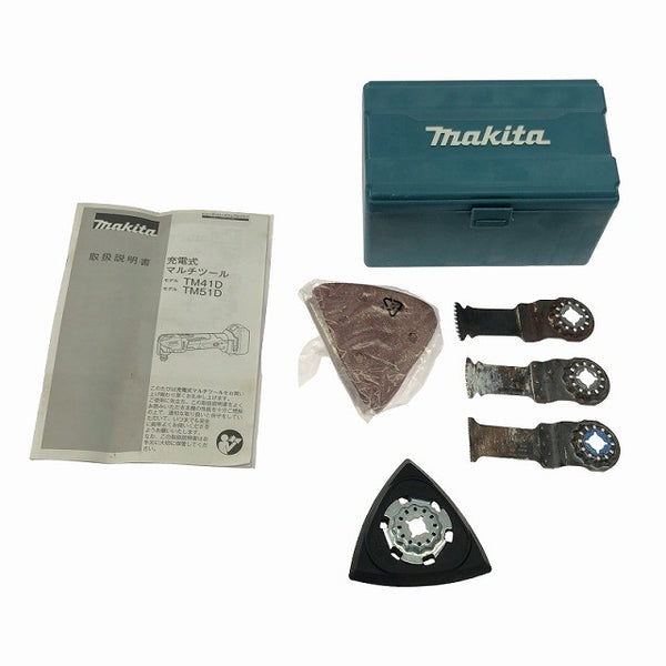 ☆中古品☆makita マキタ 18V 充電式マルチツール TM51D 本体のみ コードレス バッテリー式 カットソー マルチパワーツール 切削116959 - 10