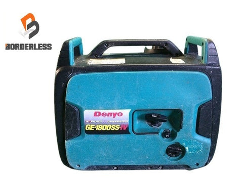 ☆中古品☆DENYO デンヨー インバータ発電機 GE-1800SS-IV 1.8kVA インバーター発電機 アウトドア 防災