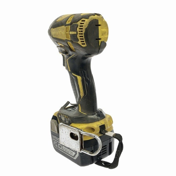 ☆中古品☆HITACHI 日立工機 14.4V コードレスインパクトドライバー WH14DDL2 バッテリー2個(14.4V 6.0Ah)充電器 ケース付 - 7