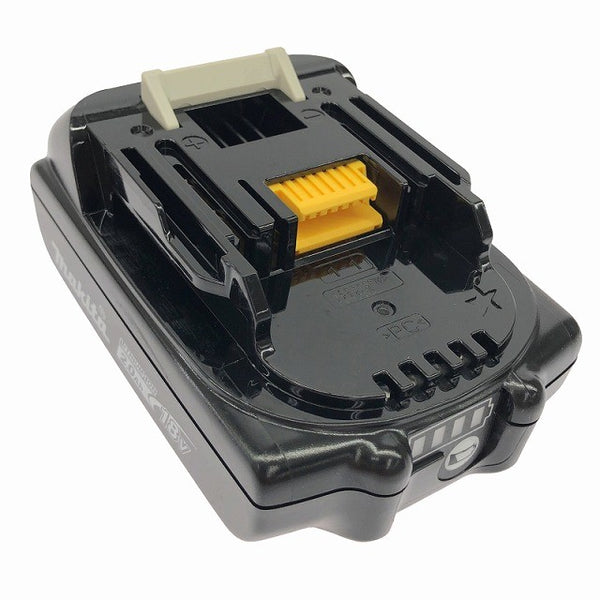 ☆中古美品 充電回数1回 makita マキタ 18V 2.0Ah 純正 リチウムイオンバッテリー BL1820B 残量表示付 リチウムイオン電池135637 - 5