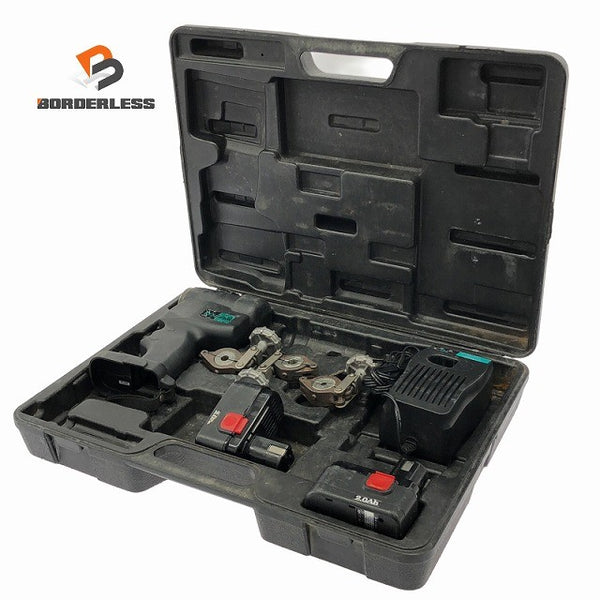 ☆中古品☆REX レッキス コードレスフレア RF20N バッテリー2個 充電器付き 電動工具 加工 配管 フレアツール134311 - 1