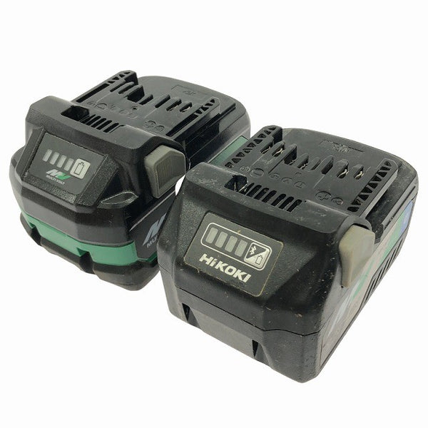 ☆比較的綺麗2点セット☆HiKOKI ハイコーキ マルチボルトバッテリー BSL36A18X BSL36A18B 合計2点セット 蓄電池136903 - 2