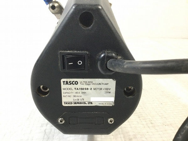 ☆中古品☆TASCO タスコ ウルトラミニツーステージ真空ポンプ TA150SB-2 ゲージマニホールド付き 空調関係 ※コメント必読133358 - 7