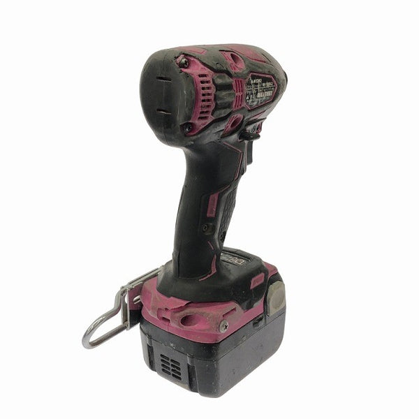 ☆中古品☆ HITACHI 日立工機 18V コードレスインパクトドライバー WH18DDL2 バッテリ2個(14.4V 6.0Ah)充電器+ケース 充電式122762 - 6