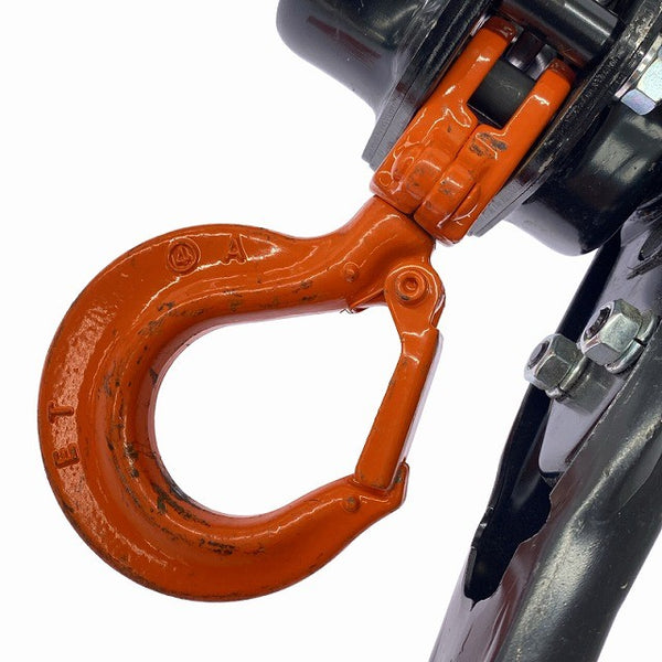 ☆中古品2本セット☆象印チェンブロック エレファント YA型 強力レバーホイスト YA-100 荷重1ton 揚程1.5m レバーブロック 荷締め機130946 - 6
