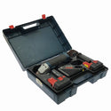 ☆中古品☆BOSCH ボッシュ 14.4V 100mm 充電式ディスクグラインダー GWS 14.4V/GWS14.4V バッテリ2個 充電器 刃複数付き129069 - 2