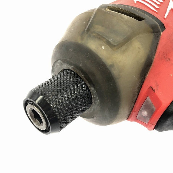 ☆中古品☆Milwaukee ミルウォーキー インパクトドライバ M18FQID バッテリ2個(18V3.0/5.0Ah) 充電器付き117079 - 6