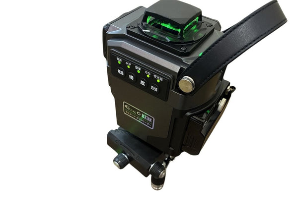 ☆未使用品☆LTC テクノ 電子整準3Dグリーンレーザー LTC-KZ3X フルライン 受光器 LC-FSG バッテリー  三脚付き 墨出し器 - 4