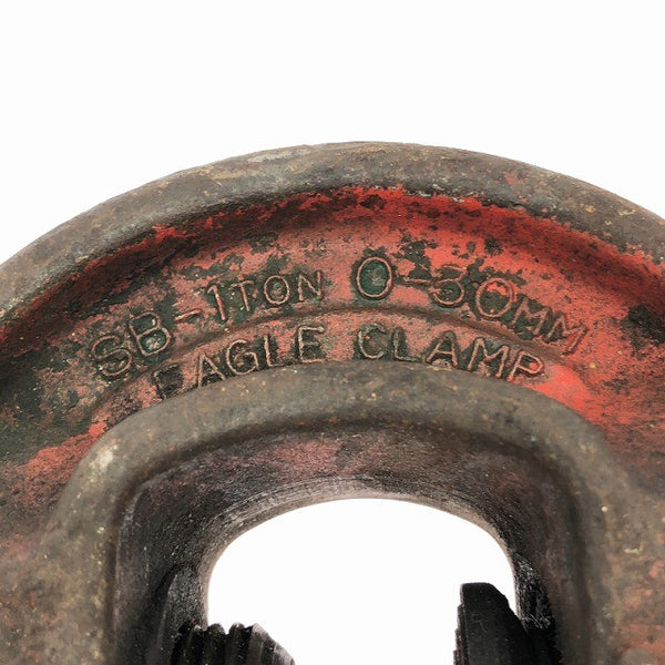 ☆中古品2個セット EAGLE CLAMP イーグルクランプ ねじ式全方向クランプ SB-1ton 鉄鋼用 スクリューカムクランプ135686 - 8