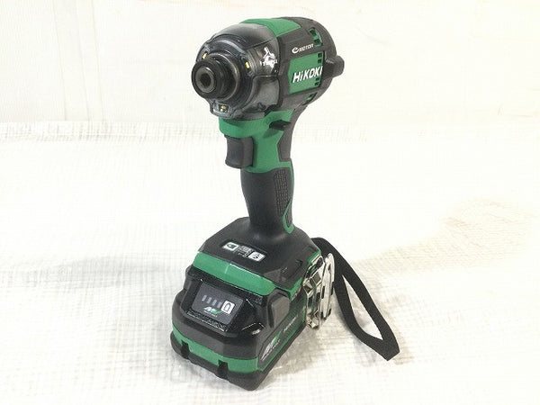 ☆未使用☆HiKOKI ハイコーキ コードレスインパクトドライバ WH18DC(2XPZ) バッテリー2個(BSL36A18X) 充電器 ケース付120978 - 4