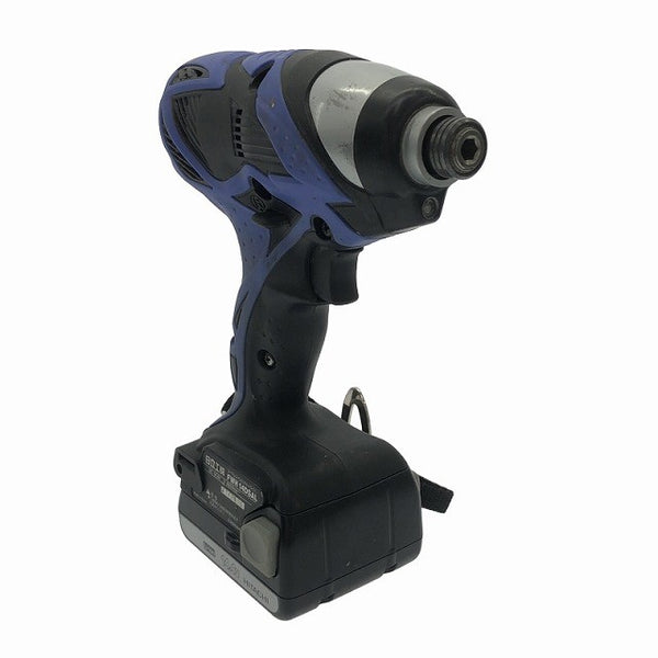 ☆中古品☆HITACHI 日立工機 14.4V コードレスインパクトドライバー FWH14DSAL バッテリ2個(1.5Ah) 充電器 ケース付 充電式 - 5