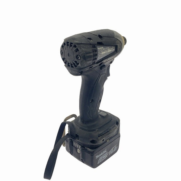 ☆中古品☆makita マキタ 14.4V 充電式インパクトドライバ TD134D バッテリー(14.4V 6.0Ah) 付き 電動工具 締め付け119147 - 4