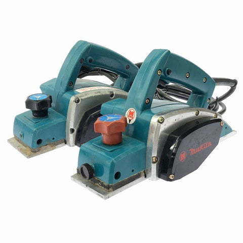 ☆中古品2点セット☆makita マキタ 100V 82mm 電気カンナ 1900B/1900BA 電動かんな コード式 電動工具 動作確認済み125927 - 0